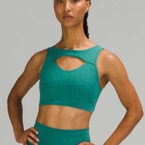 lululemon athletica Green Sports Bra Keyhole Design